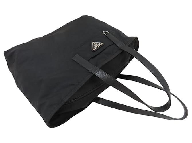 Prada Borsa Tote Nylon Nero - vista 2