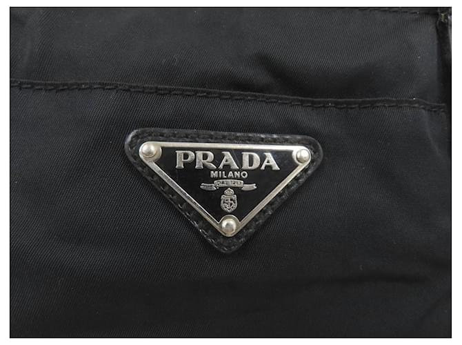 Prada Borsa Tote Nylon Nero - vista 8