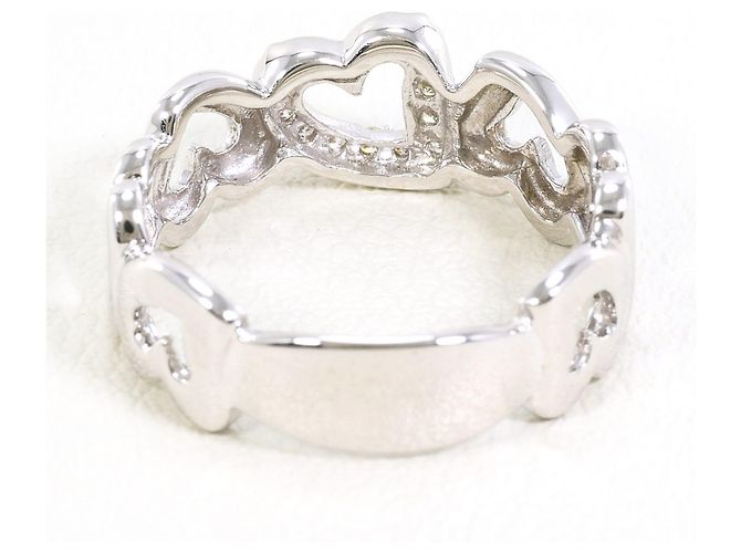 Autre Marque 14K Weißgold Diamantring Golden - Ansicht 3