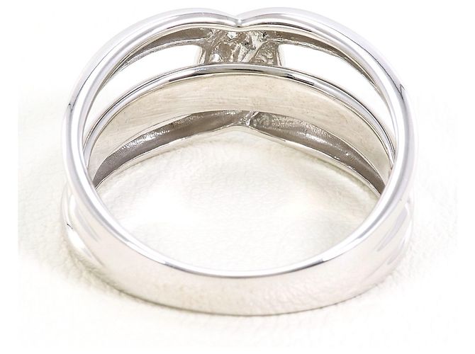Autre Marque 14K Weißgold Diamantring Golden - Ansicht 3