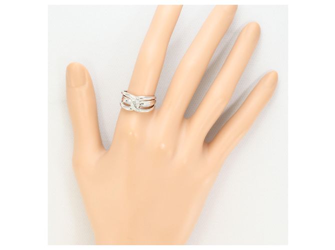 Autre Marque 14K Weißgold Diamantring Golden - Ansicht 5