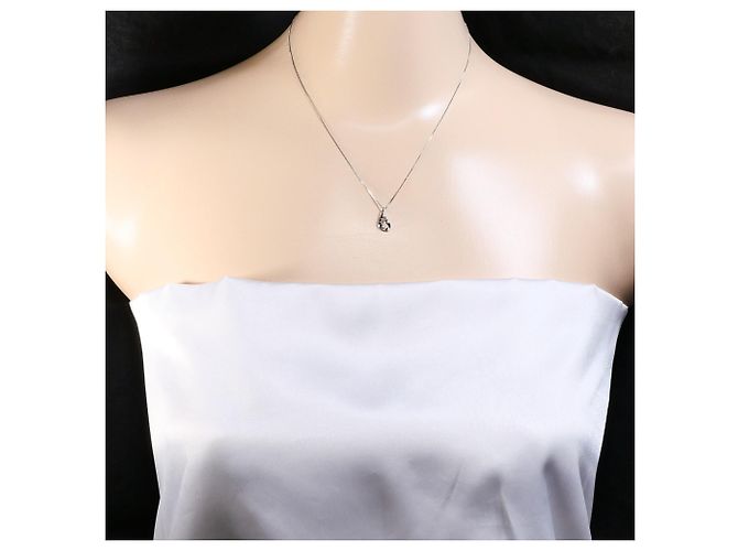 Autre Marque 14K Weißgoldkette mit Diamant Golden - Ansicht 5