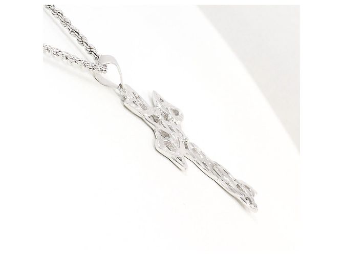 Autre Marque Collana in oro bianco 14K D'oro - vista 2