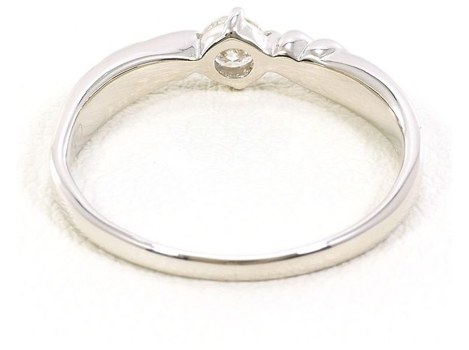 Autre Marque Anello a fascia in platino con diamante - vista 3