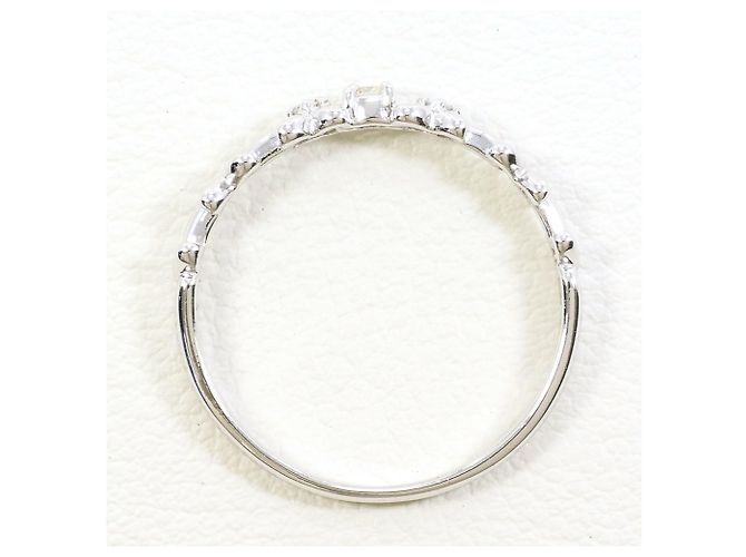 Autre Marque 14K Weißgold-Ring mit Diamant Golden - Ansicht 2