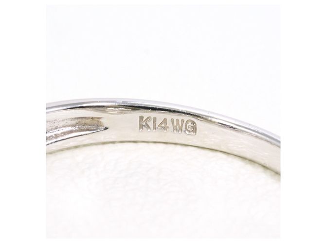 Autre Marque 14K Weißgold-Ring mit Diamant Golden - Ansicht 4