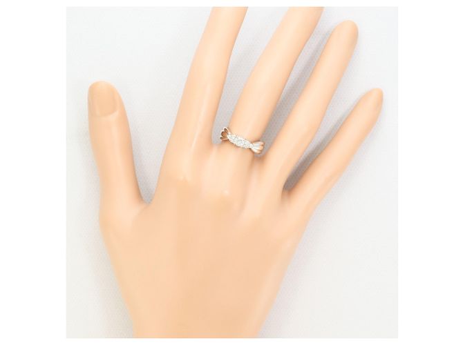 Autre Marque PT900 Platinring mit Diamant - Ansicht 6