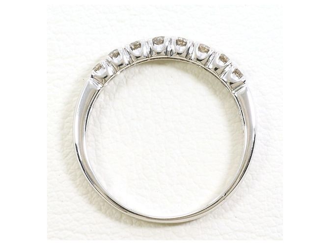 Autre Marque 10K Weißgold-Ring mit Diamant Golden - Ansicht 2