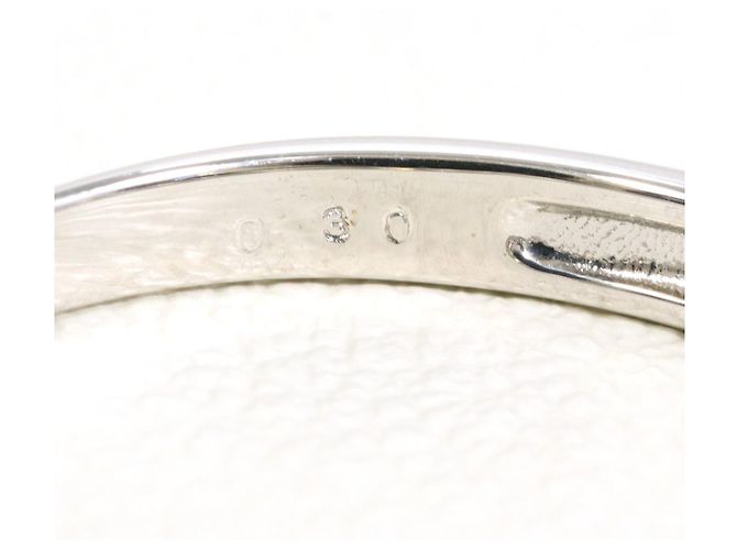 Autre Marque 10K Weißgold-Ring mit Diamant Golden - Ansicht 5
