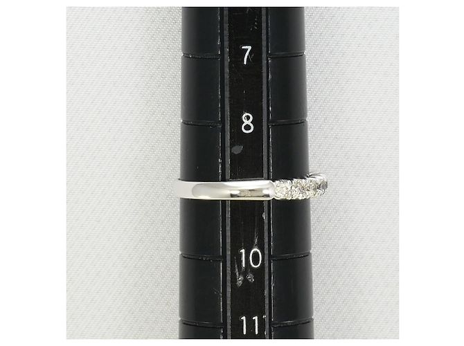 Autre Marque 10K Weißgold-Ring mit Diamant Golden - Ansicht 7