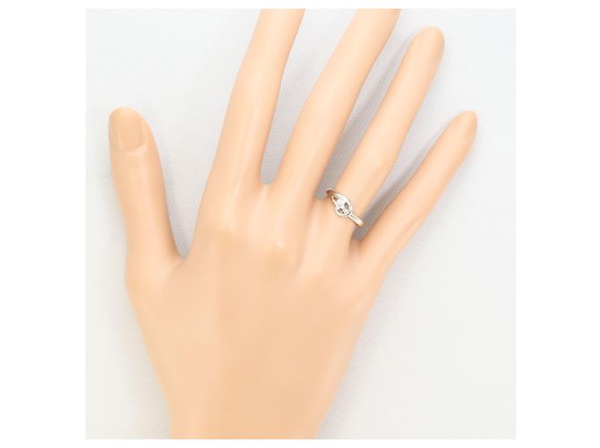 Autre Marque PT900 Platinring mit 0.04ct Diamant - Ansicht 7