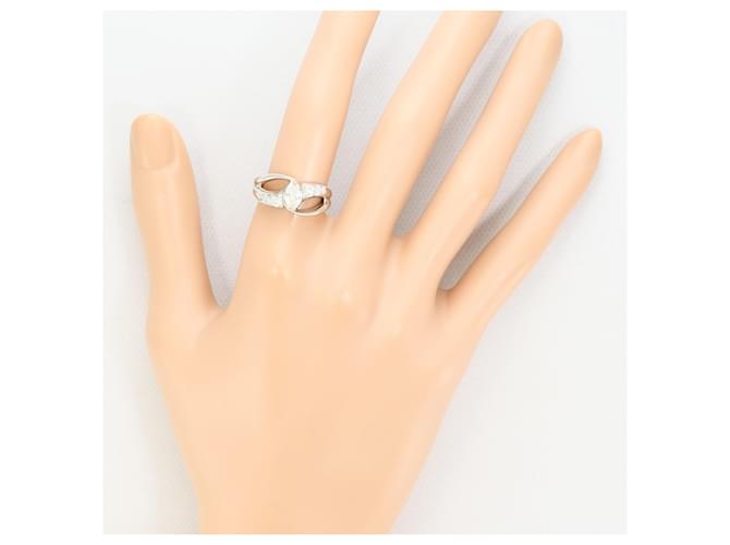 Autre Marque Platinring mit Diamant - Ansicht 8