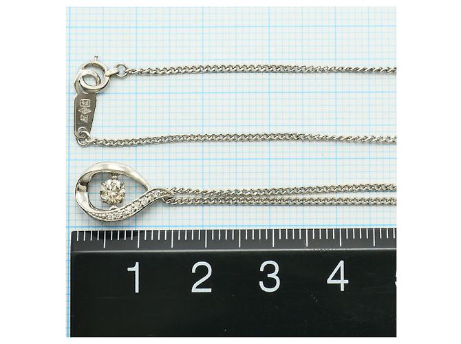 Autre Marque Collana in platino con diamanti - vista 5