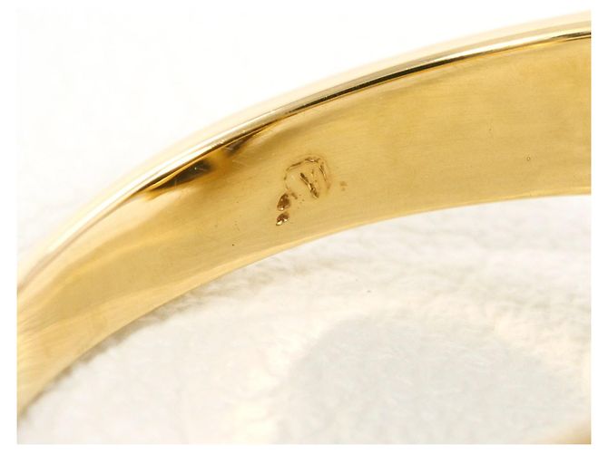 Autre Marque 14K Gelbgold-Ammolit-Ring Golden - Ansicht 6