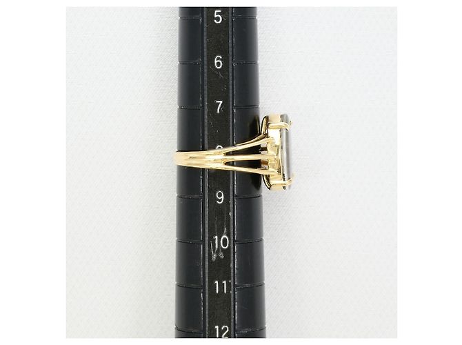 Autre Marque 14K Gelbgold-Ammolit-Ring Golden - Ansicht 8
