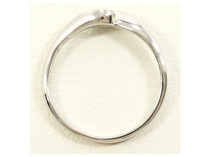 Autre Marque PT900 Platinring mit Diamant - Ansicht 2