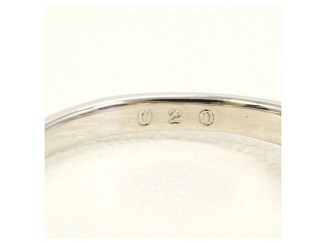 Autre Marque PT900 Platinring mit Diamant - Ansicht 5