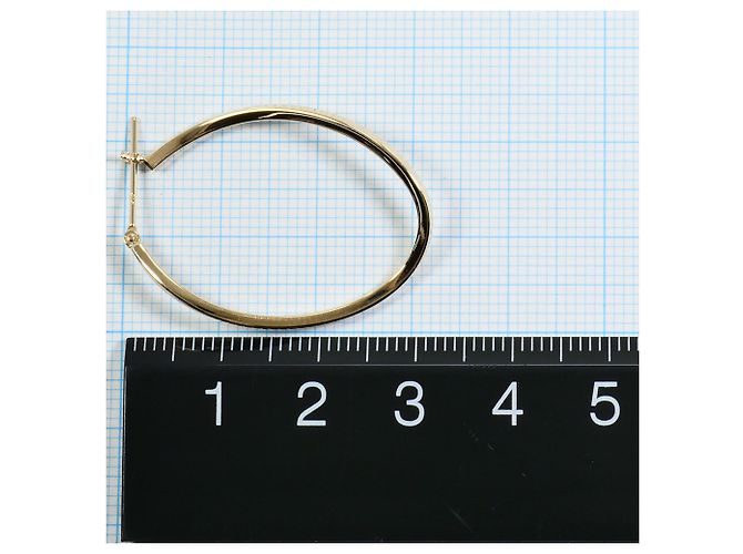 Autre Marque Orecchini a cerchio in oro giallo 10K D'oro - vista 2