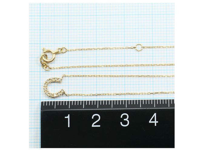 Autre Marque Collana in oro giallo 10K con diamante D'oro - vista 4