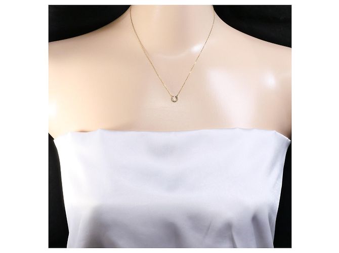 Autre Marque Collana in oro giallo 10K con diamante D'oro - vista 5