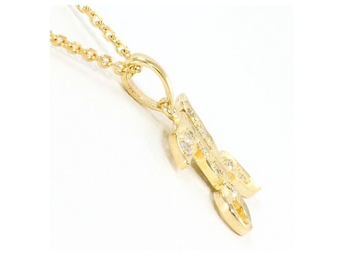 Autre Marque Collana in oro giallo 14K con diamante D'oro - vista 2
