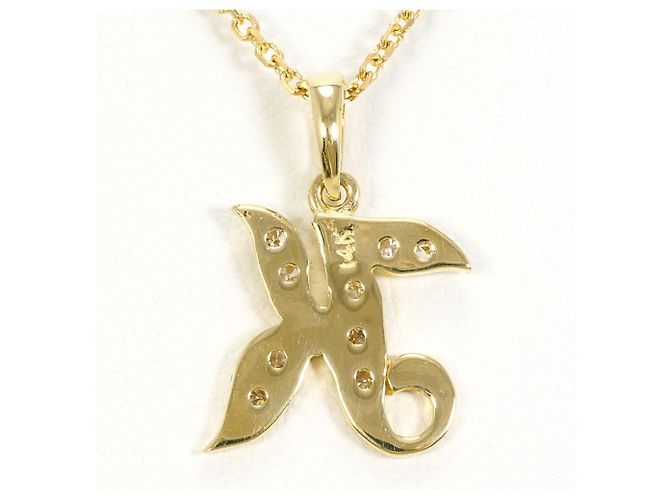 Autre Marque Collana in oro giallo 14K con diamante D'oro - vista 3