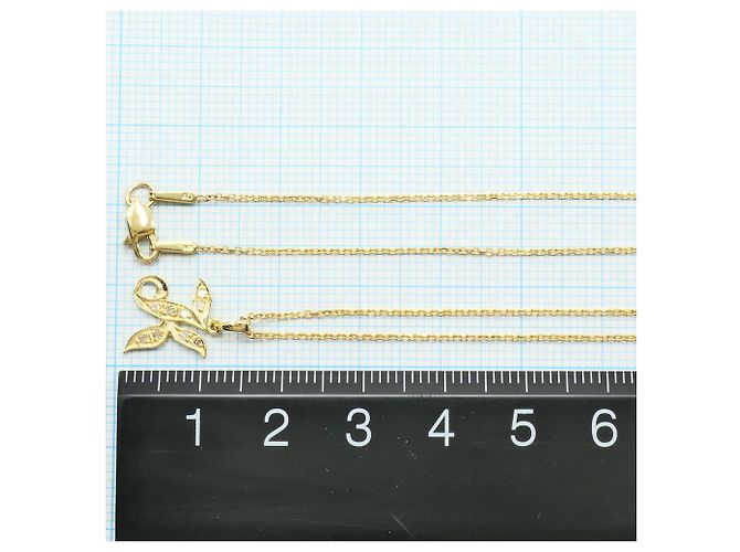 Autre Marque Collana in oro giallo 14K con diamante D'oro - vista 5