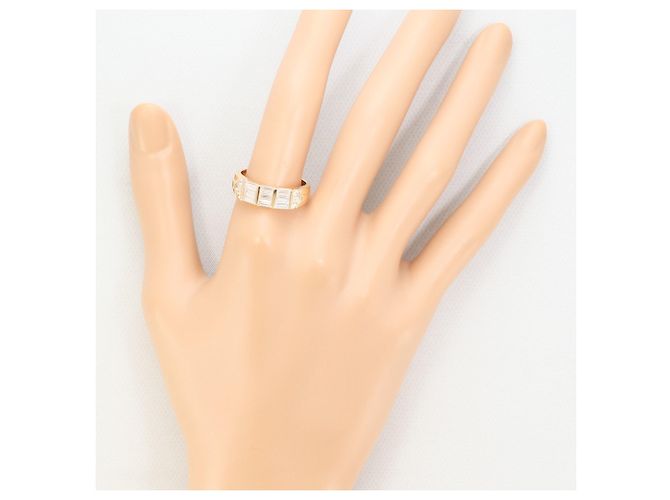 Autre Marque 10K Roségold-Ring mit Zirkonia Golden - Ansicht 5
