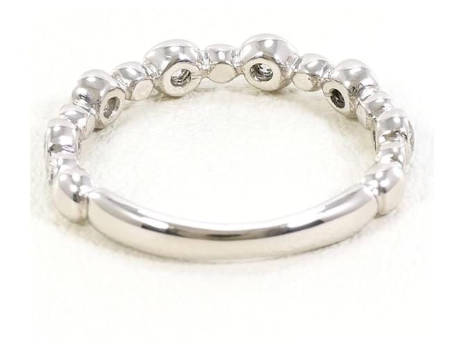 Autre Marque Platinring mit Diamant - Ansicht 3