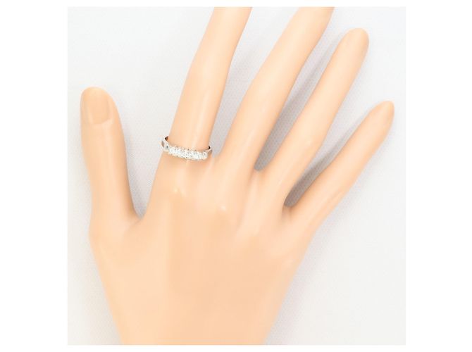 Autre Marque PT850 Platinring mit Diamant - Ansicht 5