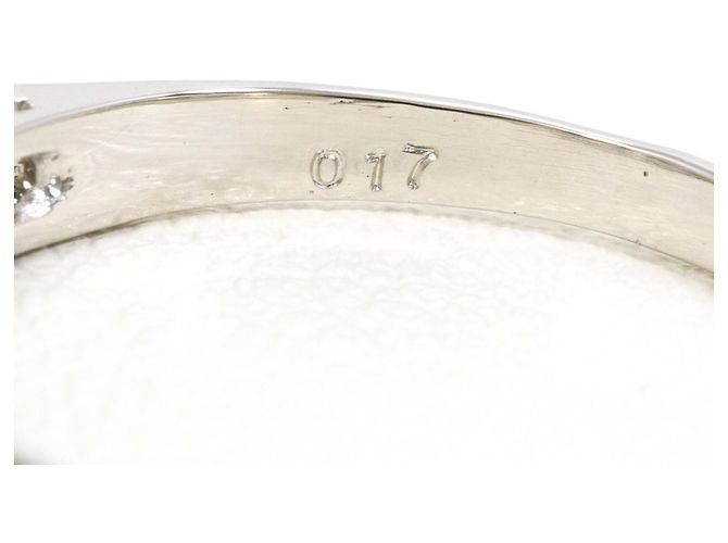 Autre Marque Platinring mit 0,17 Carat Diamant - Ansicht 4