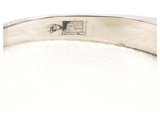 Autre Marque Platinring mit 0,17 Carat Diamant - Ansicht 5