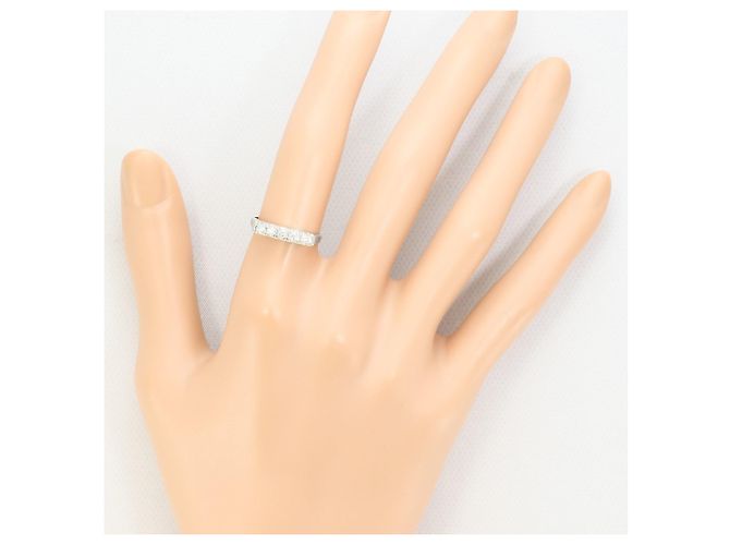 Autre Marque Platinring mit 0,17 Carat Diamant - Ansicht 6