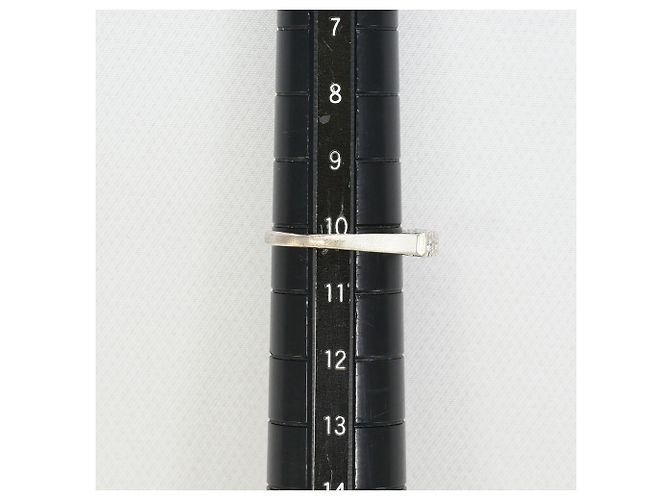 Autre Marque Platinring mit 0,17 Carat Diamant - Ansicht 7