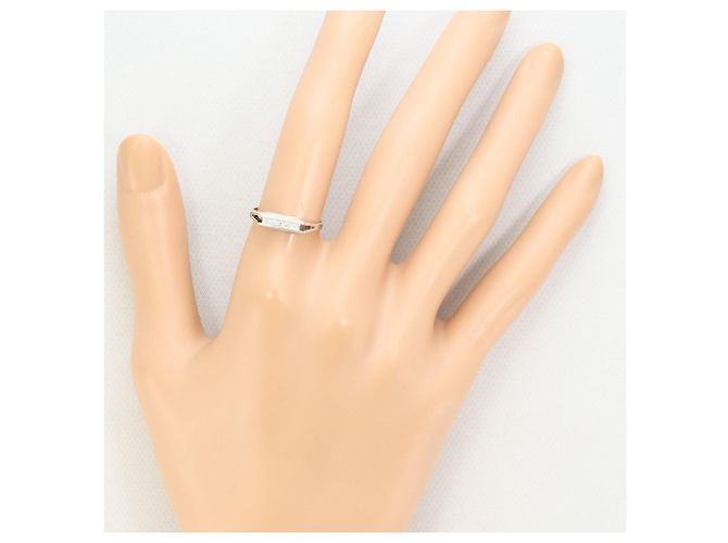 Autre Marque 14K Weißgold-Ring mit Diamant Golden - Ansicht 5