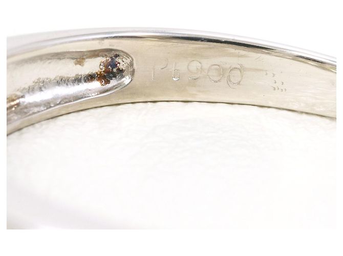 Autre Marque Platin-Ring mit gelbem Diamanten - Ansicht 4