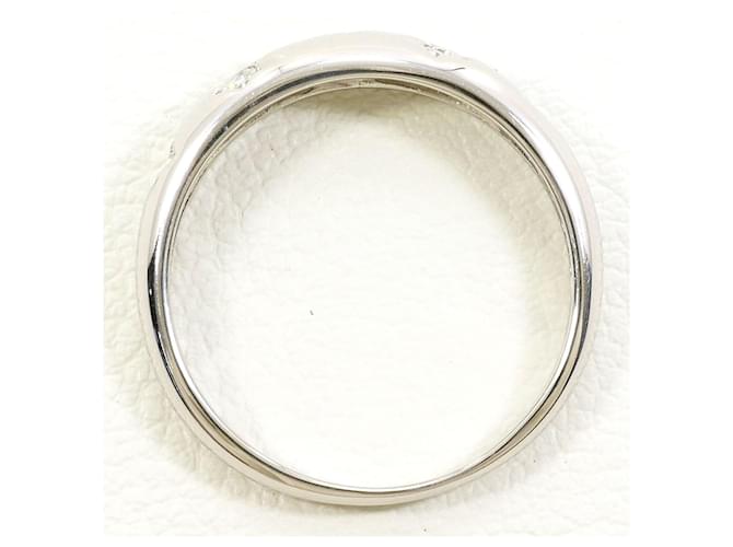 Autre Marque Platinring mit Diamant - Ansicht 2