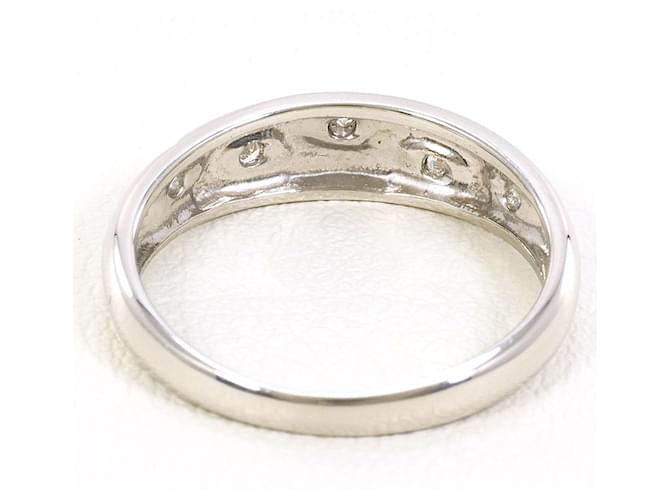 Autre Marque Platinring mit Diamant - Ansicht 3