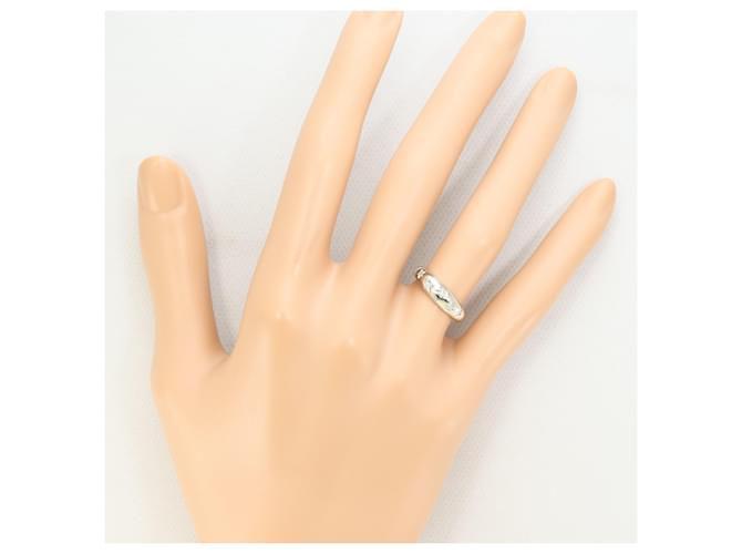 Autre Marque Platinring mit Diamant - Ansicht 5