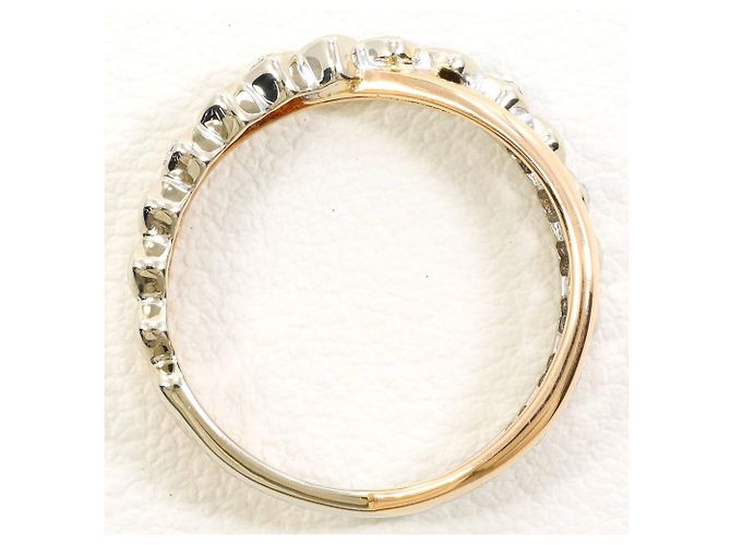 Autre Marque Elegenter 10K Goldring mit Diamant Golden - Ansicht 2
