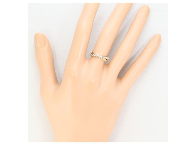 Autre Marque Elegenter 10K Goldring mit Diamant Golden - Ansicht 5