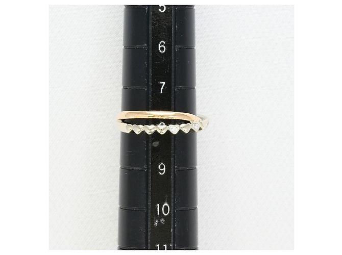 Autre Marque Elegenter 10K Goldring mit Diamant Golden - Ansicht 6