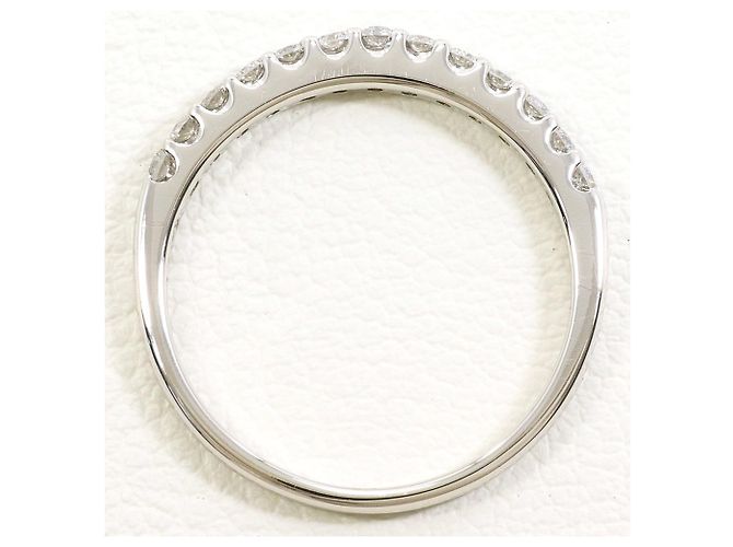 Autre Marque PT900 Platinring mit Diamant - Ansicht 2