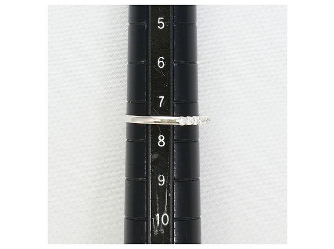 Autre Marque PT900 Platinring mit Diamant - Ansicht 7