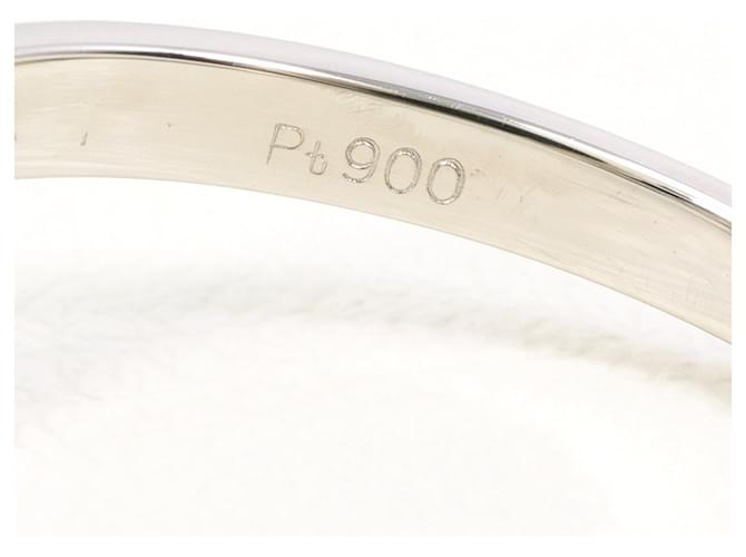 Autre Marque Platinring mit Diamant - Ansicht 4