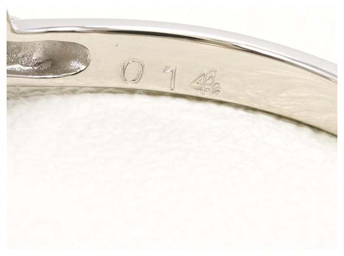 Autre Marque Platinring mit Diamant - Ansicht 5