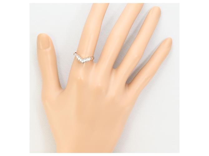 Autre Marque Platinring mit Diamant - Ansicht 6