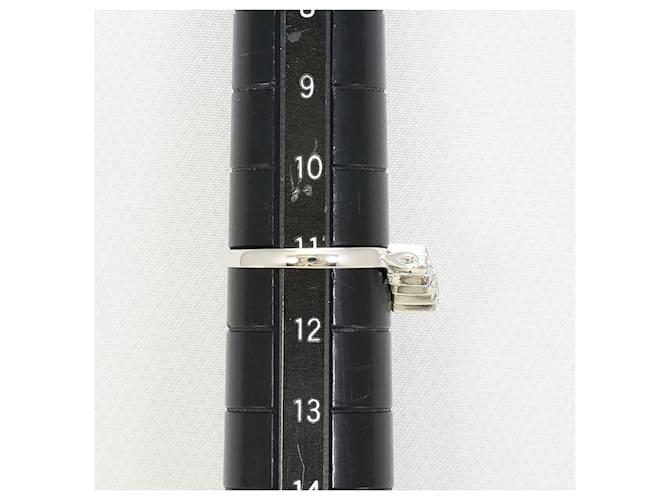 Autre Marque Platinring mit Diamant - Ansicht 7