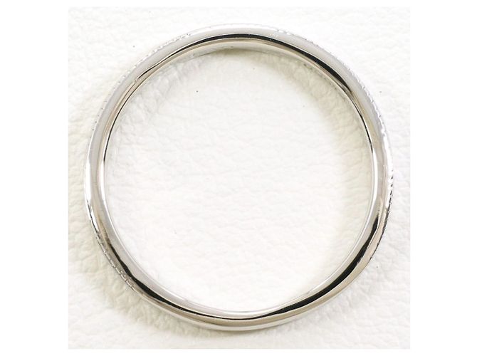 Autre Marque PT900 Platinring mit Diamant - Ansicht 2