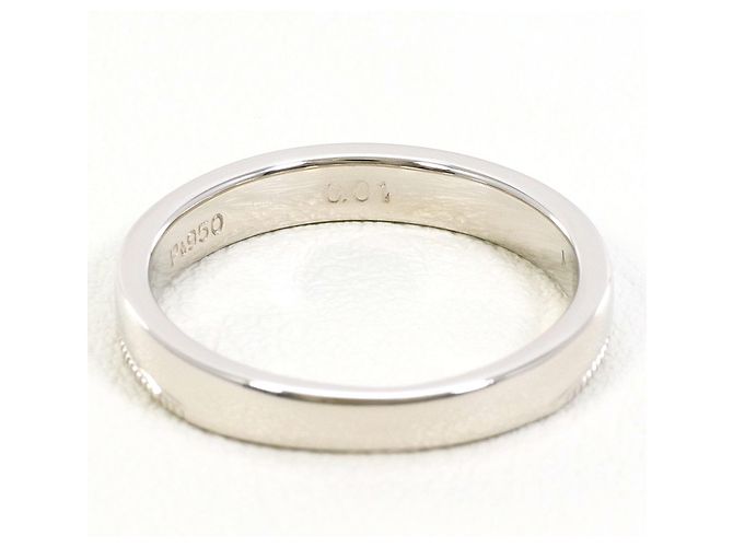 Autre Marque PT900 Platinring mit Diamant - Ansicht 3